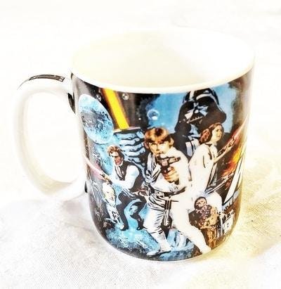 Caneca Star Wars Personagens Retrô Vintage - Loja Lua Feliz