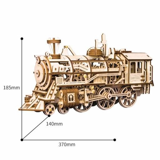 Quebra Cabeça 3D Locomotiva - Loja Lua Feliz