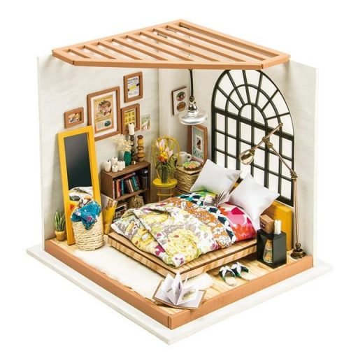 Brinquedo Educativo Miniatura Casinha c/ Mobília - Loja Lua Feliz