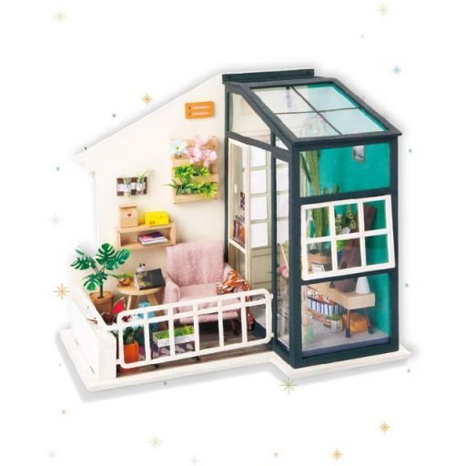 Brinquedo Educativo Miniatura Casinha c/ Mobília - Loja Lua Feliz